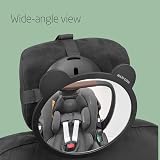 Maxi-Cosi Back Seat Mirror 360° Adjustable Wide View Crash Tested Black view 3