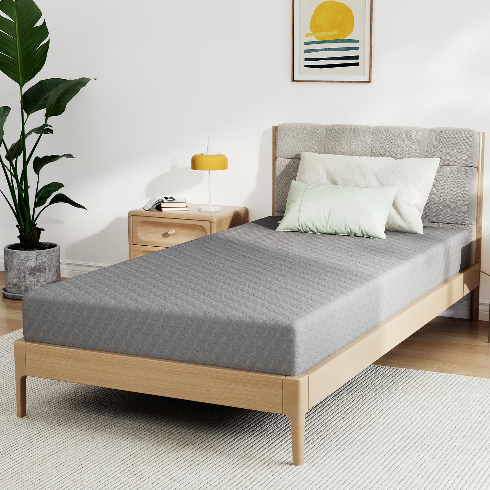 Photo 1 of Novilla Full Size Mattress, 5 Inch Mattress Full Size Memory Foam with Gel-Infused & Airflow Wave-Cut Foam for Cool Touch & Pressure Relieving Mattresses in a Box CertiPUR-US Certified