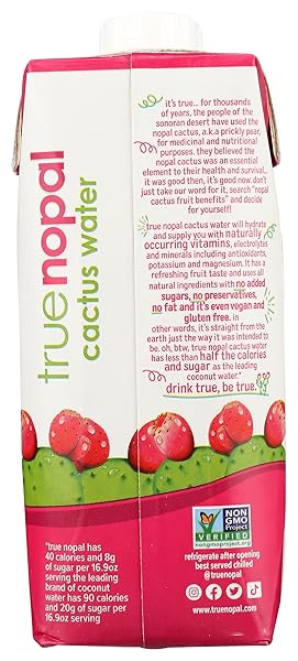 TRUE NOPAL BEV CACTUS WATER, 16.89 OZ