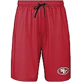 FOCO NFL Mens NFL Team Logo Team Workout Training Shorts