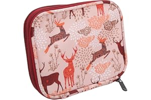 Crochet Bag, Portable Large Capacity Double Layer 600D Oxford Cloth Knitting Bag with Sturdy Zipper Closure, for Storing Croc