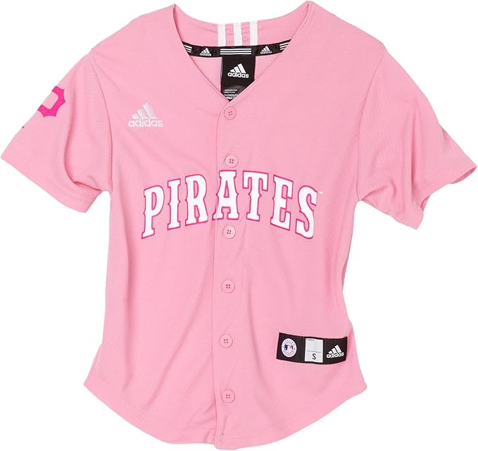 MLB Girls' Pittsburgh Pirates Screen Print Baseball Jersey