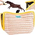 YES4QUALITY Durable Dog Bite Wedge 13x10 Inches, Safe Biting Pillow w/ 2 Comfy & Strong Handles, Tough Jute Tug Toy for Med to Large Dogs, Ideal for Tug of War, K9, IPO Schutzhund & Puppy Training