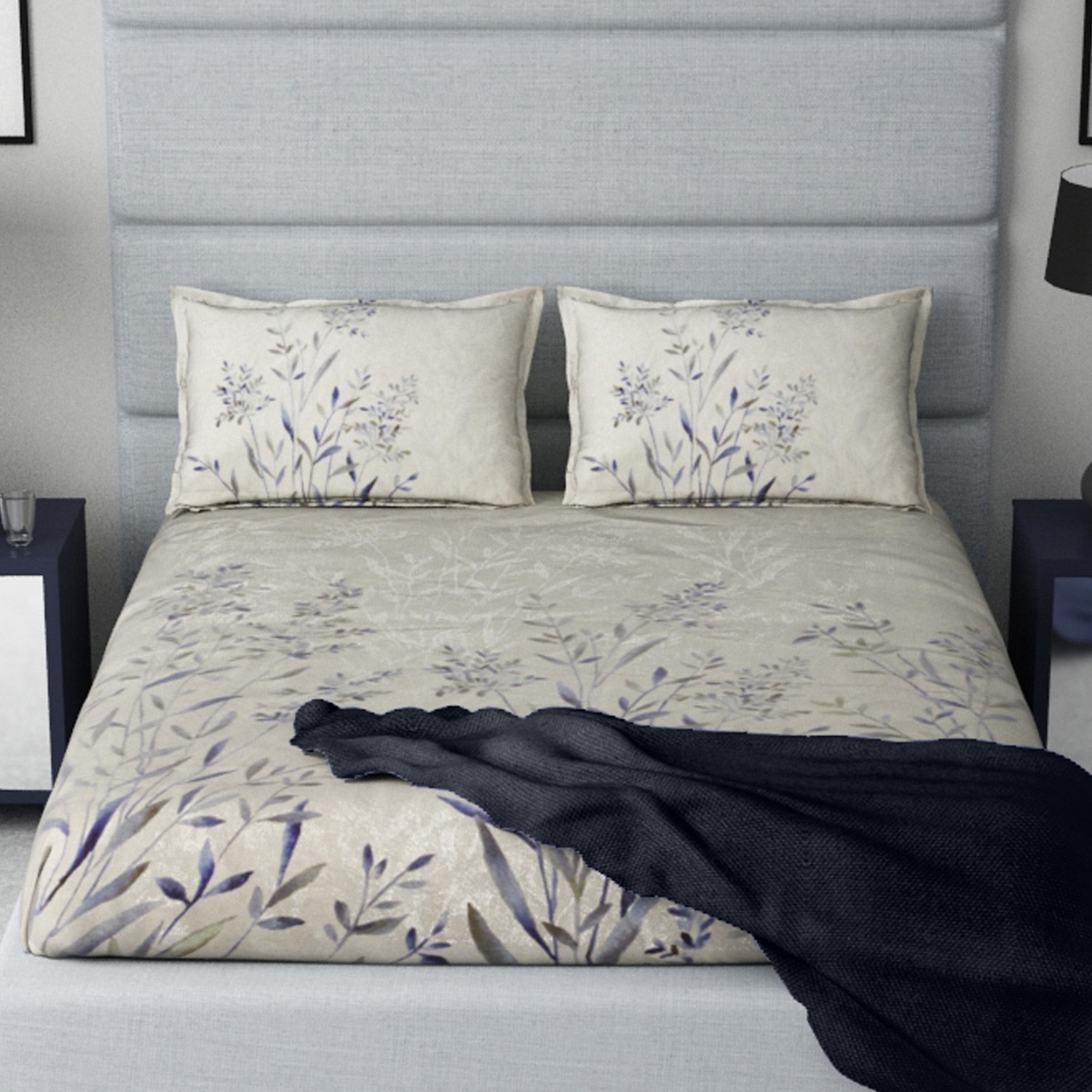 Buy Spaces Intensity 180 Tc Cotton Bedsheet With 2 Pillow Covers