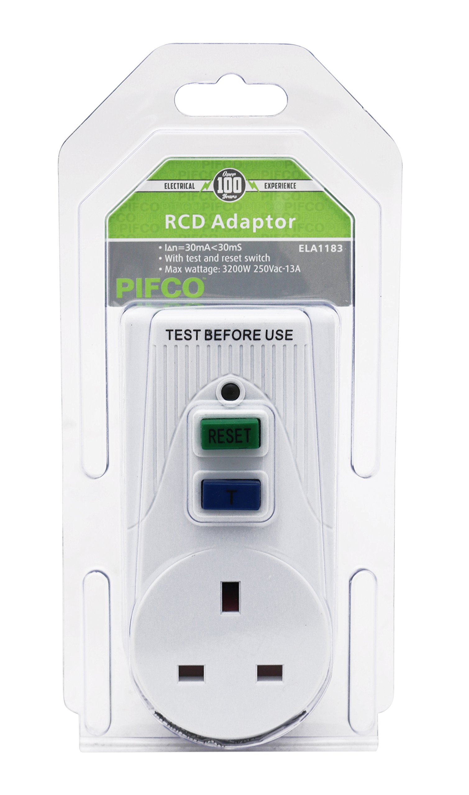 PIFCO ES111 Circuit Breaker, White