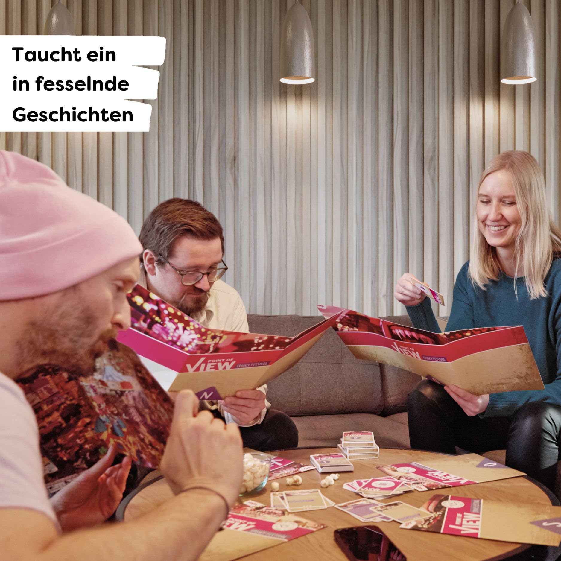 HABA Point of View: Spooky Festival – Kooperatives Rätsel- & Detektivspiel für 2–8 Spieler ab 12 Jahren – Teamspiel mit innovativer Perspektivwechsel-Mechanik – 2011787001 2
