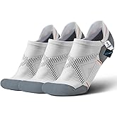 BRISIRA Bamboo Viscose Compression No Show Socks Men Athletic Running Extra Cushion Moisture Wicking No Blister Sport Low Cut