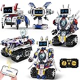 HPROMOT 5-in-1 STEM Robot Building Kit for Kids