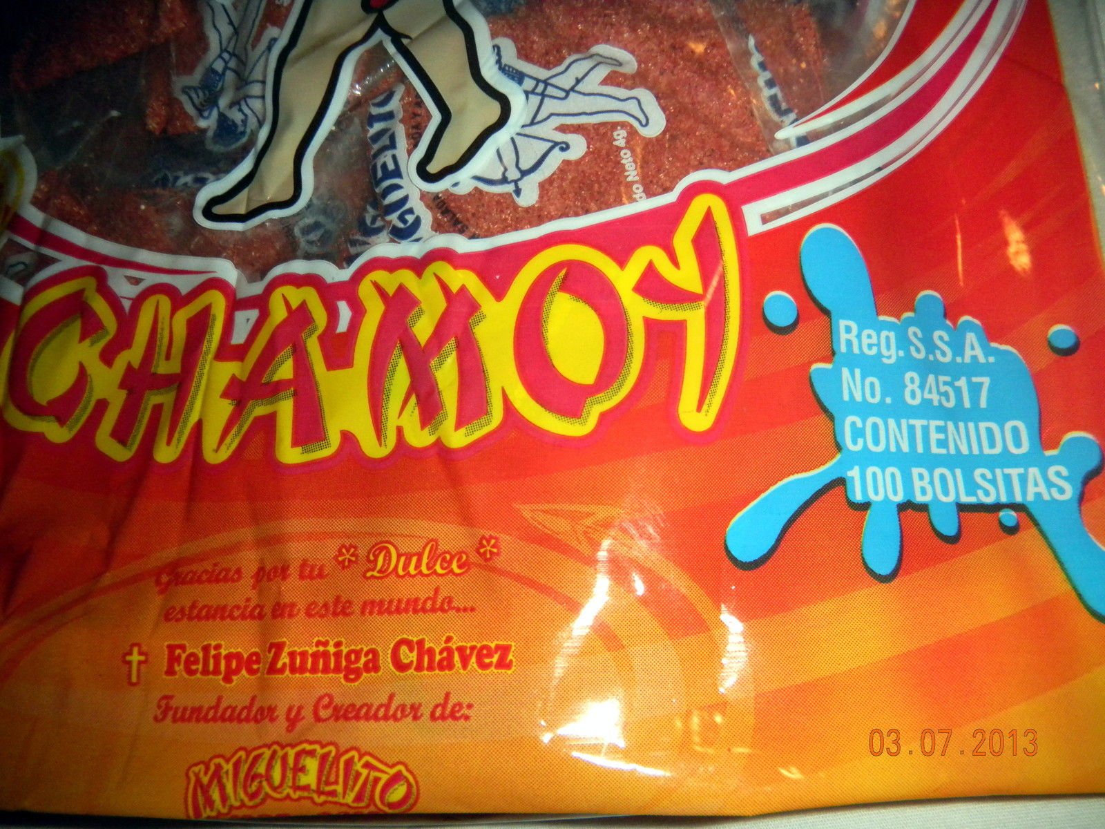 Miguelito Chamoy Chilito Polvo Mexican Sweet & Sour Chili Powder Candy