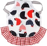 Fdit Hen Saddle Apron Chicken Feather Protector Rooster Claw Guard Elastic Fit view 8