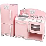 childrens pink wooden kitchen