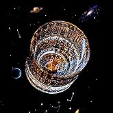 LOUISEYUN Edo Kiriko Crystal Whiskey Glass-220ml-Luxurious Hand Cut Old fashioned Constellation Style Drinking Whisky, Scotch, Cocktails, Vodka, Cognac, Liquor - Gift Idea for Home Bar (Aquarius)