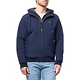 Champion Men's Hooded Softshell Bomber Jacket With Bib