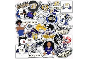 VISIONAIRE 28 PCS American Football Rugby Stickers for Water Bottle, Laptop, Bicycle, Computer, Motorcycle, Travel Case, Car Decal Decoration Sticker 2-2.5 inches