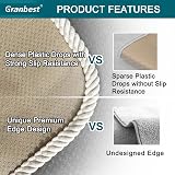 Granbest 3 Seater Non-Slip Sofa Cover Grey Thick Pet Protector All Seasons view 5