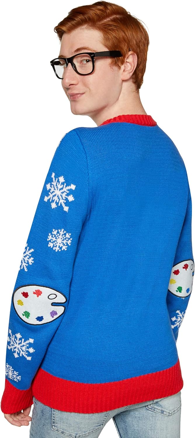 bob ross christmas sweater spencers
