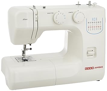 Usha Janome Allure Automatic Zig Zag Electric Sewing Machine White - 