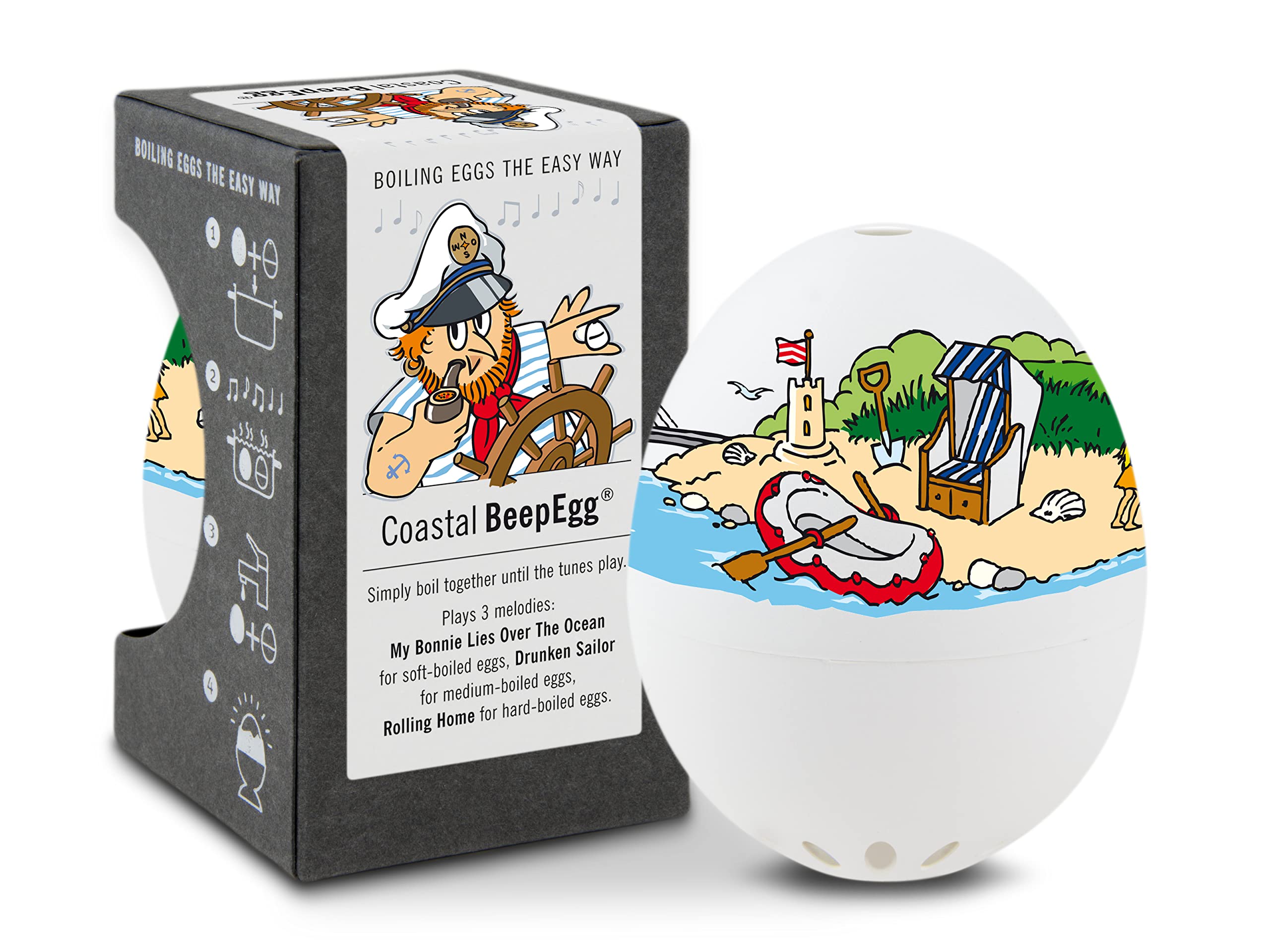 Brainstream Egg Timer, Hen, Multicolor, 8,9x5,4x5,4