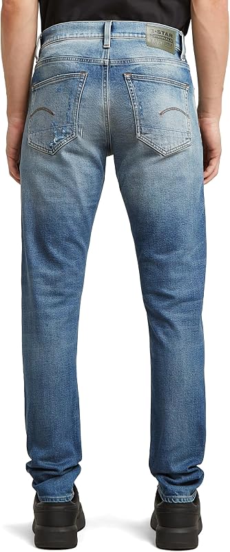 3301 Slim Jeans, Multicolore (Faded New Moon Restored 51001-c052-h443), 29W x 34L — foto 2 di 6