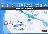 Daler Rowney Aquafine Smooth Hot-Pressed Watercolour & Gouache Paper Pad 300gsm