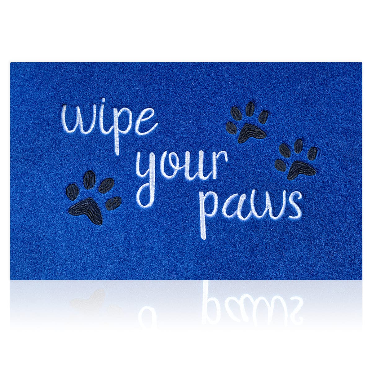 HLFMVWE Large Welcome Mat for Front Door Wipe Your Paws Doormat Rubber Non Slip Backing Funny Doormats Indoor Outdoor Mats Funny Text Doormat for Entryway Front Door Porch 24X36