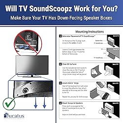 EUCATUS BEST PRODUCTS & GIFTS TV Speaker Passive