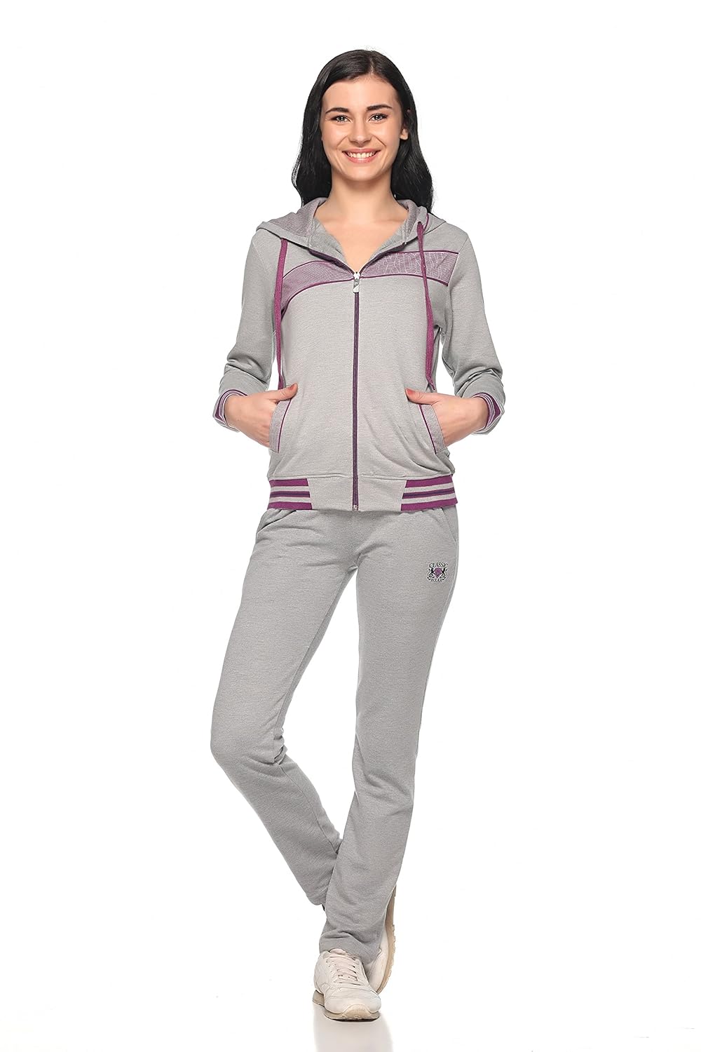 ex10sive fleece greymel active wear tracksuit