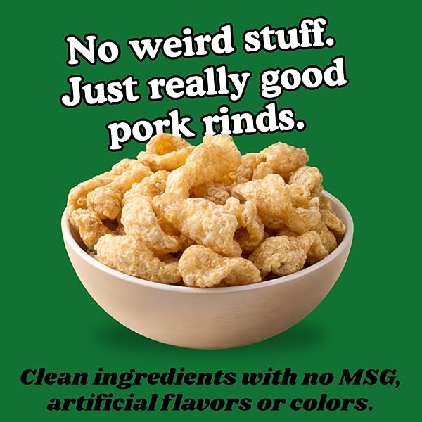 PORK KING GOOD PORK RINDS (CHICHARRONES) (ONION & SOUR CREAM, 4 PACK)
