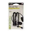 Nite Ize Original Gear Tie, Reusable Rubber Twist Tie, 6-Inch, Black, 2 Pack, Made in the USA