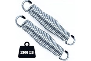 WILD MAN 8INCH Premium Heavy Duty Hammock Chair Spring Porch Swing Springs Suspension Hook Hanger Ceiling Spring for Hammock,Boxing Bag,Hanging Chair,Gym,Patio Swing Hanger