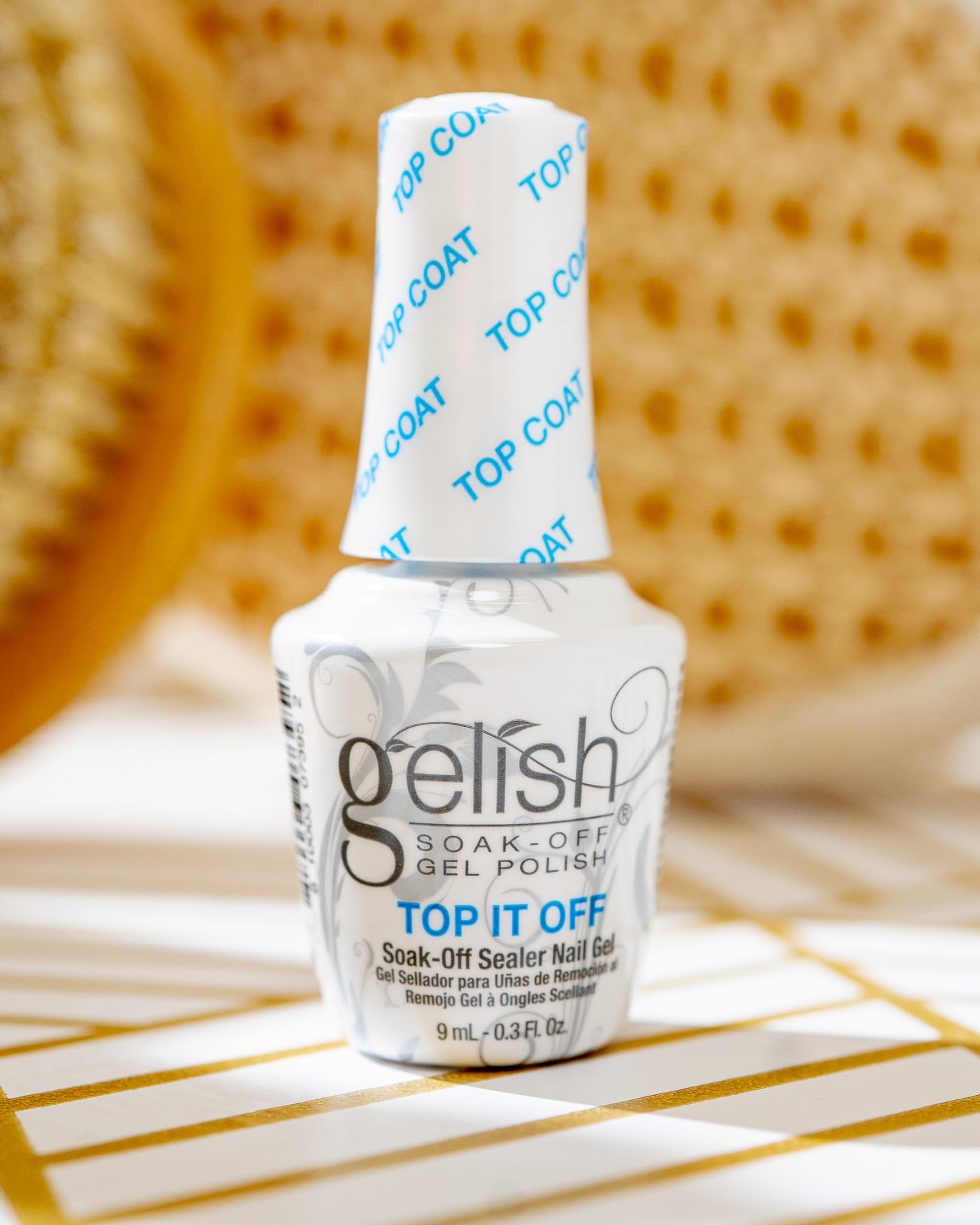Gelish Mini Top It Off, Sealer LED Gel Polish, High-Gloss Top Coat for Long-Lasting Shine and Durability - Perfect for Professional and At-Home Use, 0.3 Fl Oz - Image 2