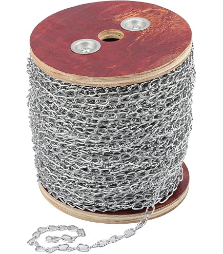 Amazon.com: Campbell 0721667 Double Jack Chain on Reel, Brass Glo