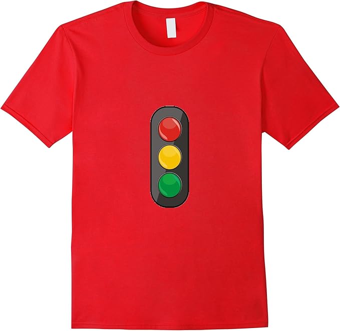 Traffic Light Traffic Signal TShirt Stop Go Caution Clothing