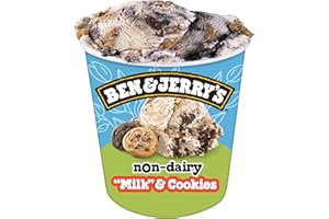 Ben & Jerry's Non-Dairy "Milk" & Cookies Vanilla Frozen Dessert Certified Vegan Pint 16 oz