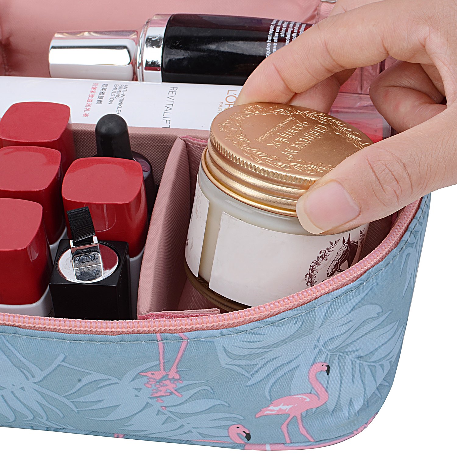 MKPCW Portable Travel Makeup Cosmetic Bags Organizer Multifunction Case Toiletry Bags for Women : Beauty
