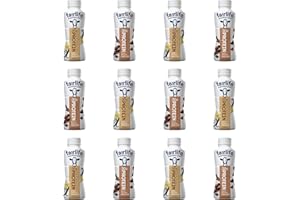 ASSORTIT Nutrition Plan High Protein 30g Low Sugar Chocolate And Vanilla Shake Supplement Meal Replacement Ready To Drink 11.4 Oz Bulk Variety Pack (12-Count)