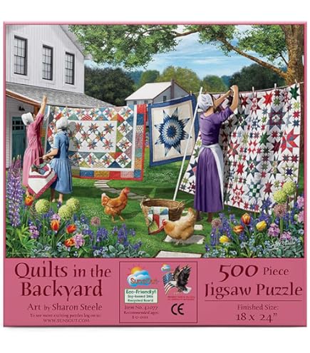 SUNSOUT The Best Trees 500-Piece Puzzle - Winter Scene Jigsaw By Oleg Gavrilov