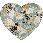 Karma, Enamel Trinket Tray, Heart Colorful Ring Bowl, Jewelry Dish Tray for Rings Bracelets Necklace, Bee