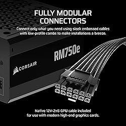 CORSAIR RM750e (2025) Fully Modular Low-Noise ATX