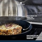 MasterClass Melting Dome and Burger Cover Stainless Steel 22.5 cm view 6