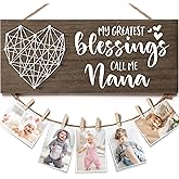 Grandma Gifts, Christmas Gifts for Grandma Picture Frame, Birthday Grandmother Gift from Grandchildren Grandkids Photo Holder, Best Gigi Nana Gift for Thanksgiving Christmas Mothers Day Grandparents