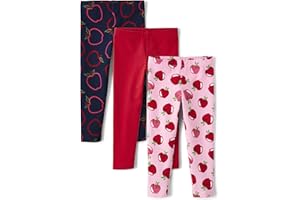 The Children's Place Baby-Girls and Toddler Printed Leggings, Multipacks