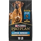 Purina Pro Plan Dry Dog Food, Specialized Large Breed Chicken & Rice - 8.16 kg Bag (1 Pack)