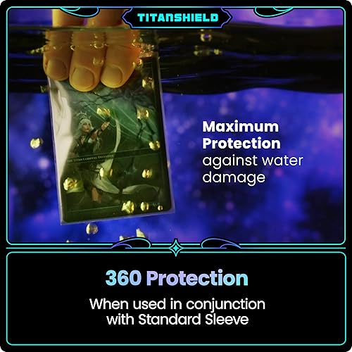 TitanShield | Inner Sleeves | Perfect Fit Card Sleeves | Compatible with  Pokmon Cards MTG Magic The Gathering Lorcana | for Double Sleeving  (Daylight (Transparent), 400 ct) in Saudi Arabia | Whizz Protective Sleeves