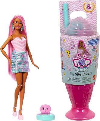 Pop Reveal Poupée de Mode et Accessoires, Série Gourmandises