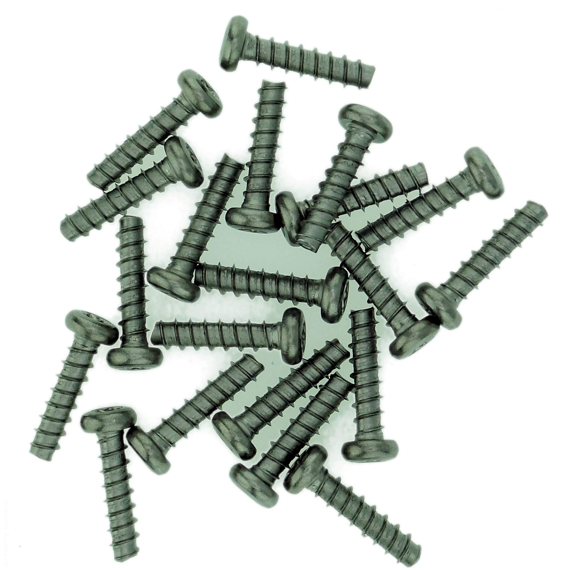 D4 (4mm x 12mm) TX Pan Screws for Plastic (Trilobular) - Stainless Steel (A2) (Pack of 20) — image 1