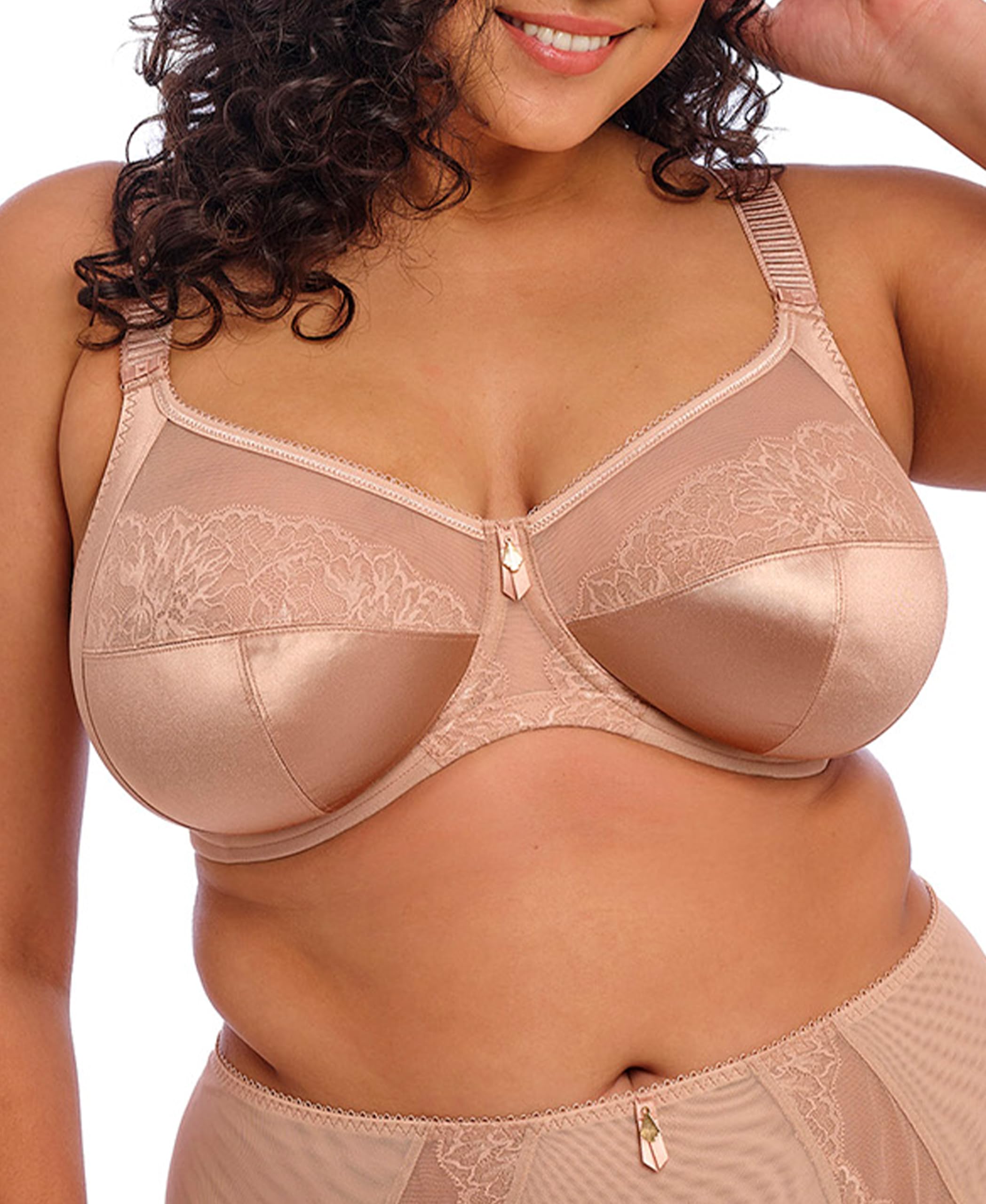 Elomi Women’s Cate Allure Plus-Size Underwire Bra, Sahara, 34GG