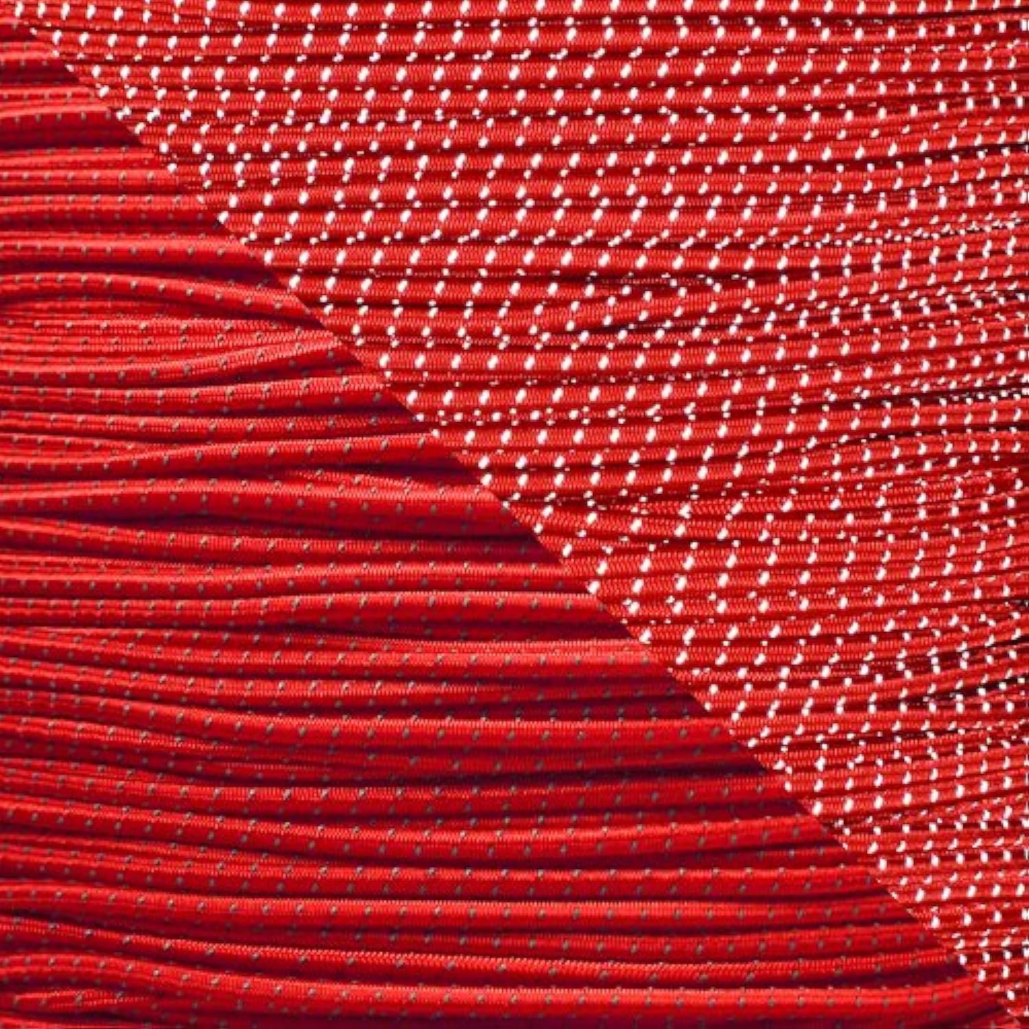 PARACORD PLANET Reflective Shock Cord 1/8” Diameter Elastic Bungee Cord - Made in The USA