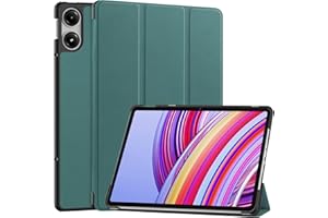 Smart Case for Xiaomi Redmi Pad Pro 12.1'', Ratesell Lightweight Trifold Stand Smart Case Cover with Auto Wake/Sleep for Xiaomi Redmi Pad Pro 12.1'' 2024 Blackish Green