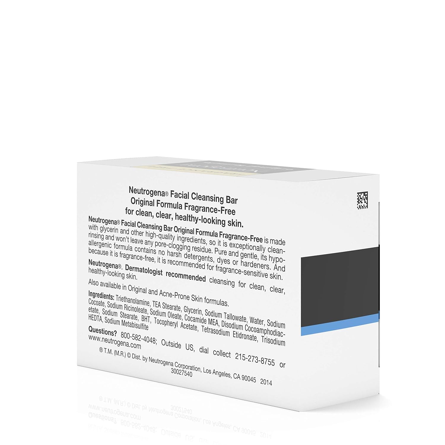 NEUTROGENA Original Formula Facial Bar, Fragrance Free 3.5 oz.: Beauty